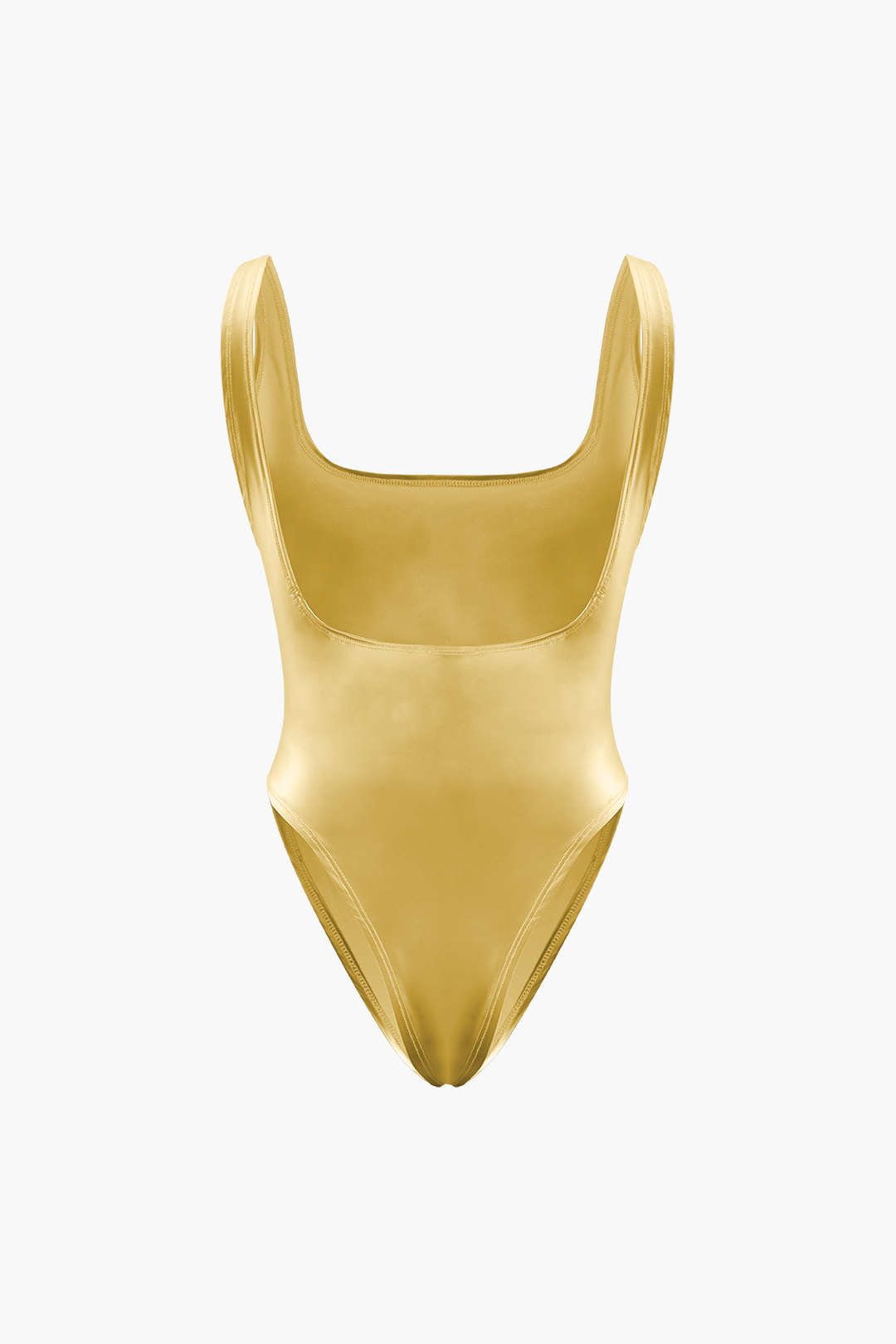 Metallic Square Neck Bodysuit