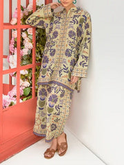 Elegant Floral-Printed Co-ord Set
