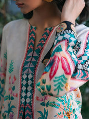 Artistic Borders Tropical-Print Co-ord Set