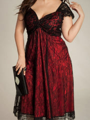 Elegant Lace Nightwear Dress