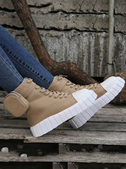 Lace-up Canvas Sneakers