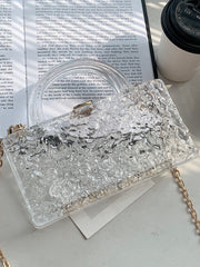 Clear Chain Box Bag