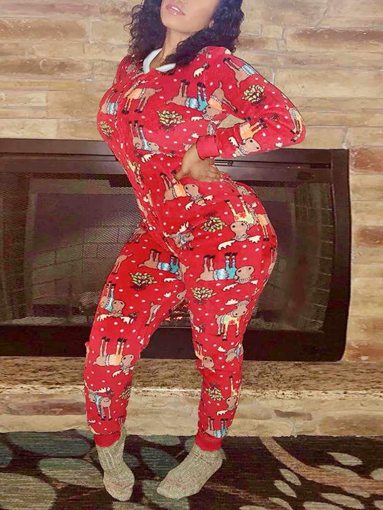 Christmas Pajamas Jumpsuit