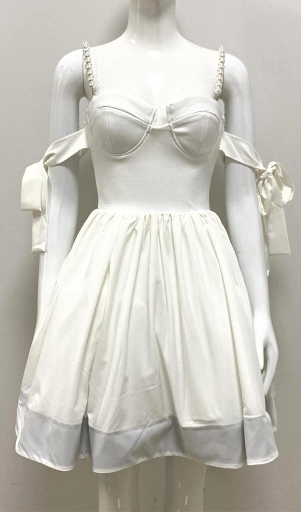 PEARL BANDAGE MINI DRESS Aesvs pearl-bandage-mini-dress-aesvs