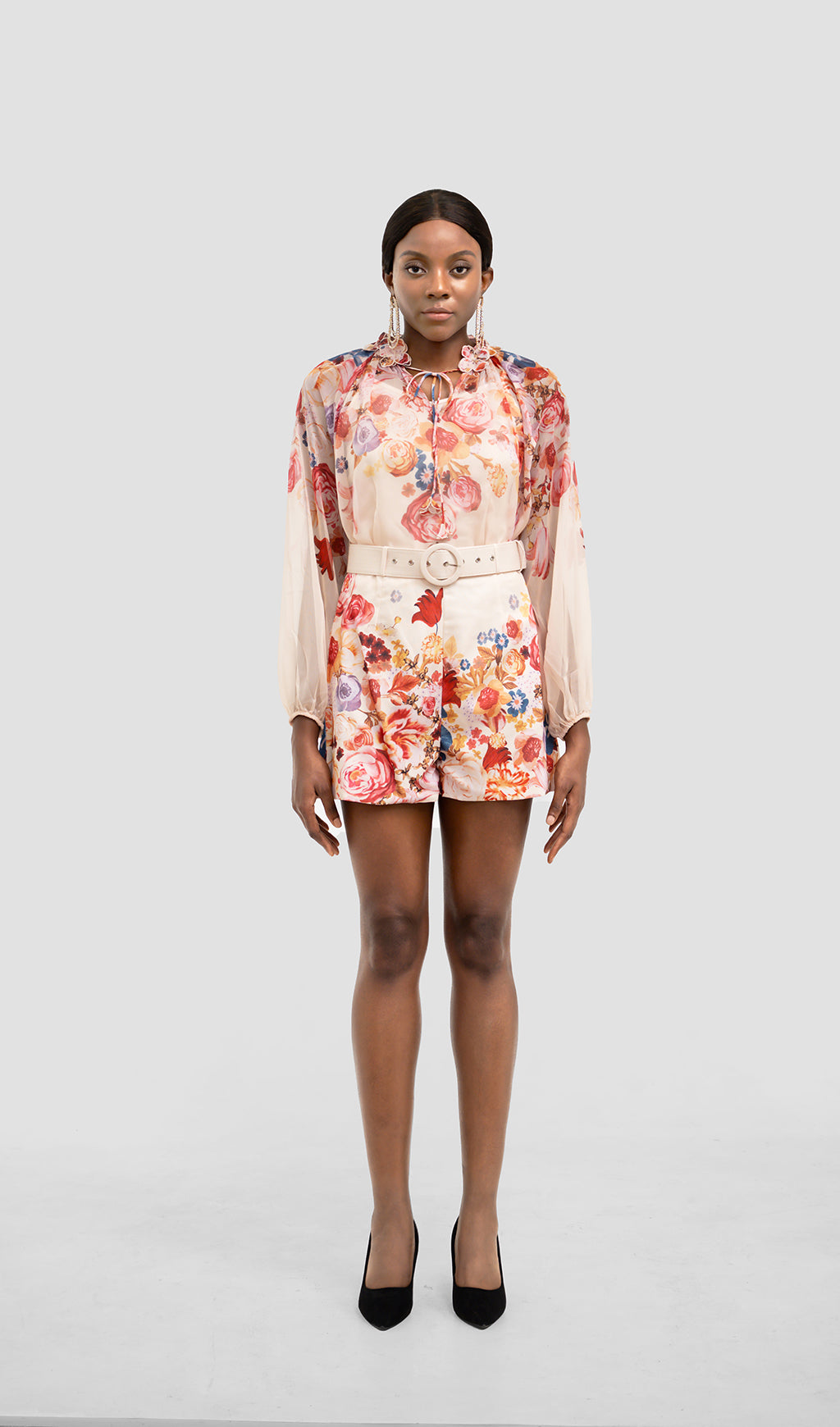 ALBINA FLORAL LONG SLEEVE SHIRT SET