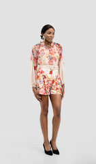 ALBINA FLORAL LONG SLEEVE SHIRT SET