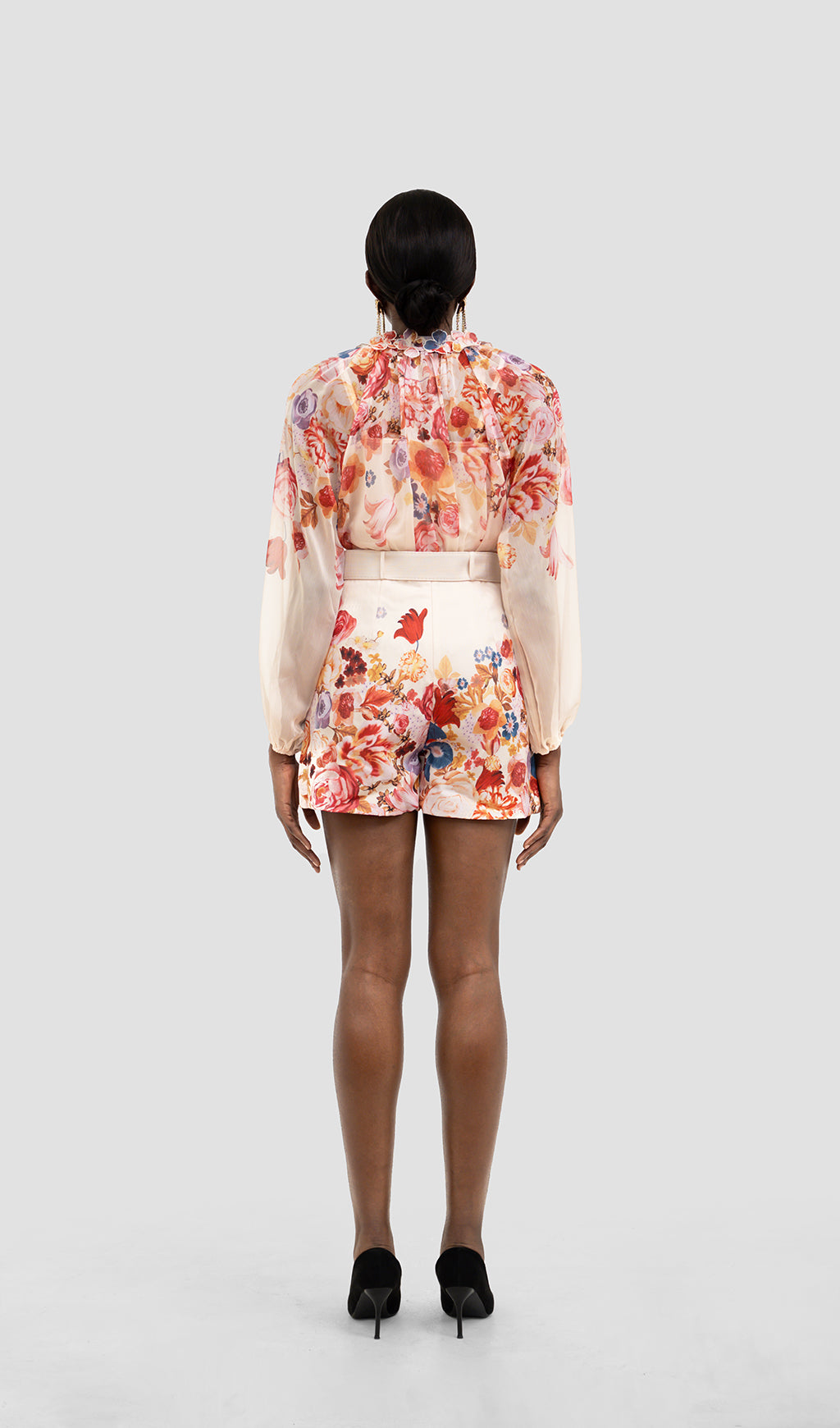 ALBINA FLORAL LONG SLEEVE SHIRT SET