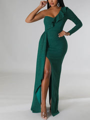 One Shoulder Formal Dress