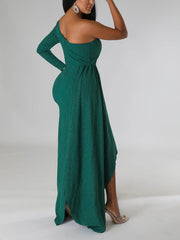 One Shoulder Formal Dress