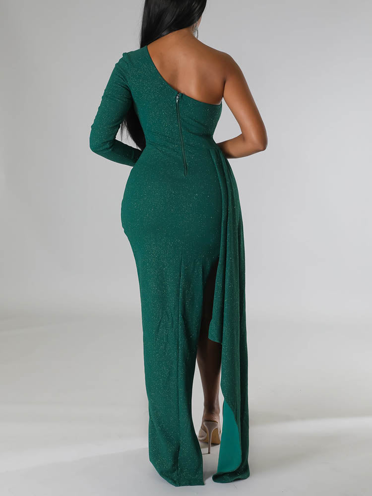 One Shoulder Formal Dress