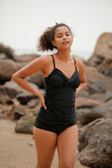 Solid Color Classic Beach Tankini