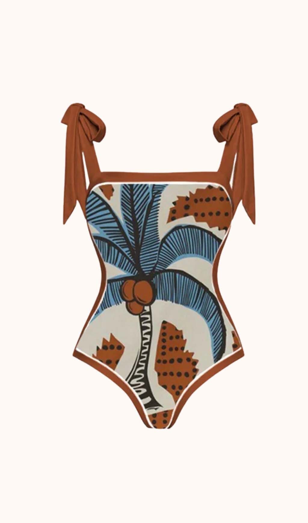 Annaka Printed Swimwear Two Piece Set