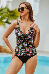 Natural Print Smart Tankini Swimwear