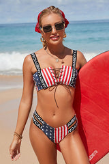 National flag Modern Cutout Bikini