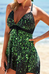 Polka Dot Boho Irregular Tankini