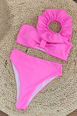 Ruffles One Shoulder Girly High Waist Bikini