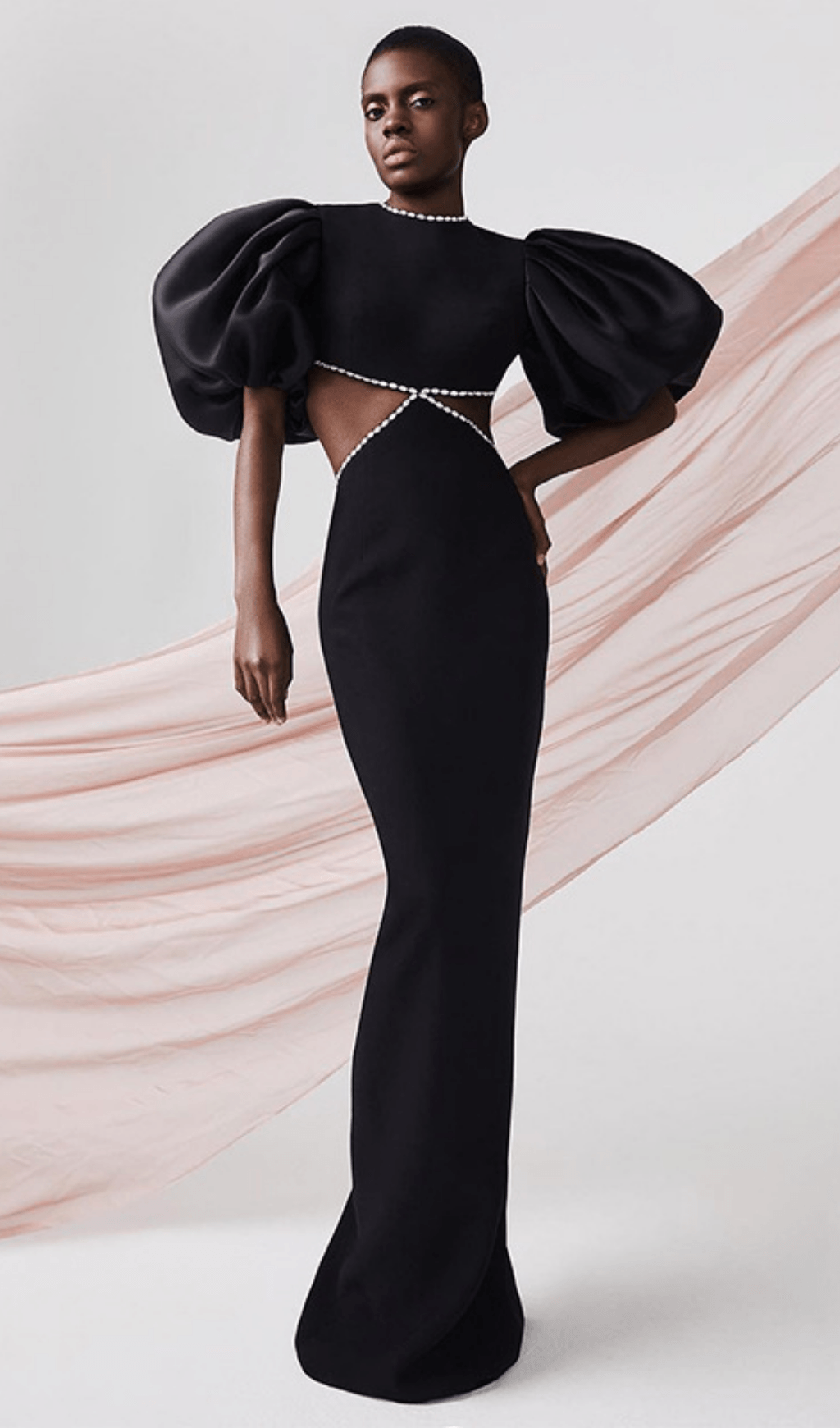 CUT OUT MAXI DRESS IN BLACK – Aesvs