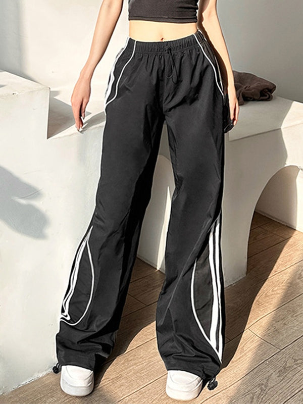 Piping Side Stripe Baggy Sweatpants