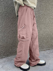 Zip Pocket Baggy Cargo Pants