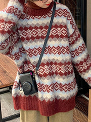 Christmas Jacquard Knit Sweater