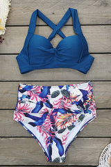 Natural Print Pretty Twisted Bikini