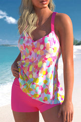 Polka Dot Patchwork Stunning Tankini