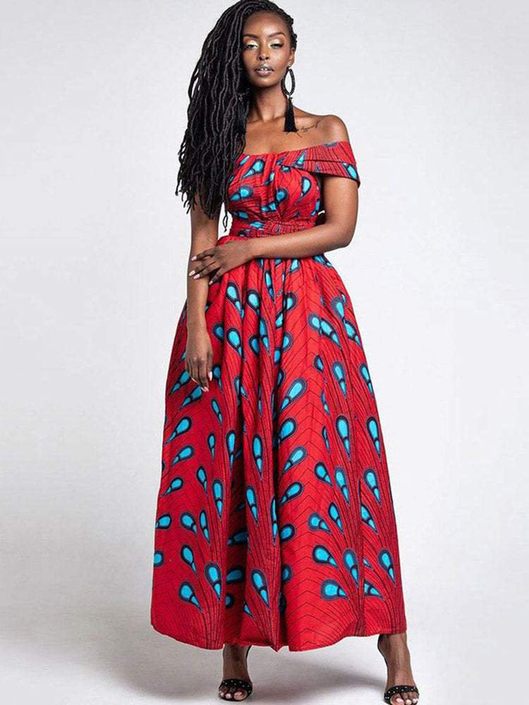 Print Strappy Dress