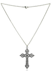 Vintage Baroque Cross Necklace