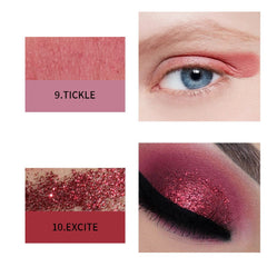 MATTE EASY COLOR PEARL 18 COLOR PINK EYESHADOW