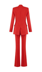 RED BLAZER SUIT