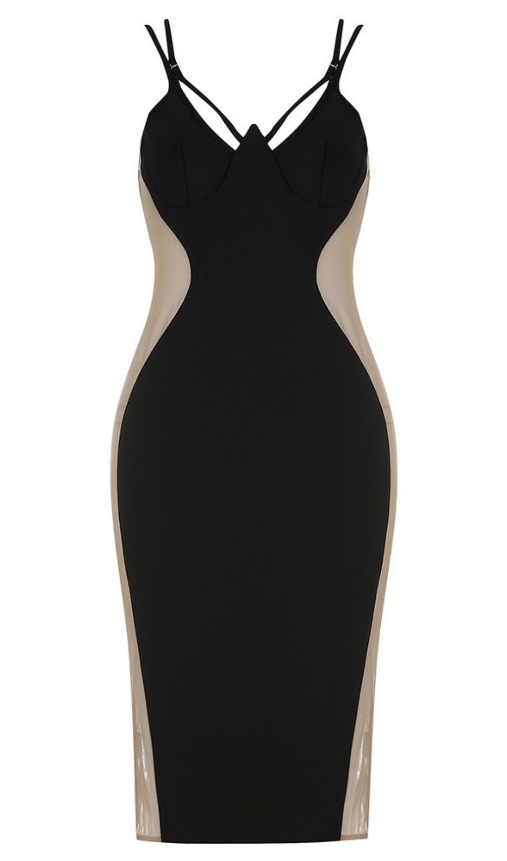 Transparency Dress SIDE LACE TRANSPARENT DRESS – Aesvs