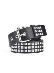 Metal Embellished Eyelet Buckle Belt