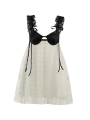 Patchwork Mini Dress