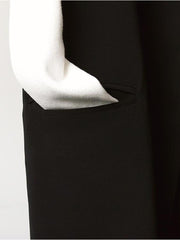 Bow Tie Waist Longline Belted Vest Coat