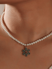 Christmas Pearl Necklace