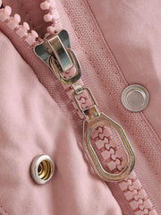 Drawstring Parka Coat