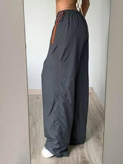 Y2K Baggy Parachute Pants