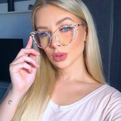 Crystal Effect Antireflective Sunglasses - Clear