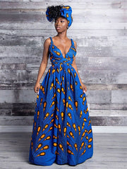 Print Strappy Dress