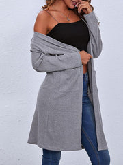 Open Front Split Side Coat