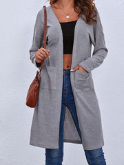 Open Front Split Side Coat