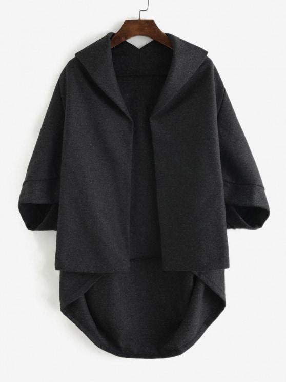 Open Front Tunic Cape Coat