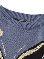 Butterfly Jacquard Sweater