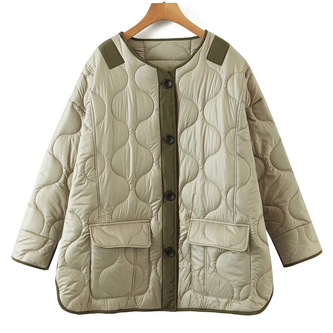 Pocketed Snap Down Long Sleeve Jacket main image 0