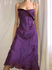 Patchwork Layered Mesh Maxi Dress