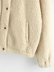 Plain Pocket Teddy Coat