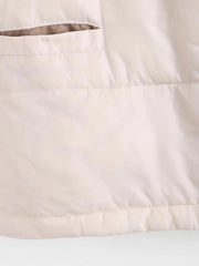 Pockets Zip Up Padded Vest