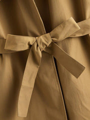 Solid Open Front Vest With Belt