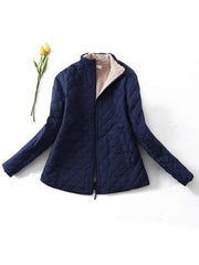 Teddy Lined Zip Up Padded Coat