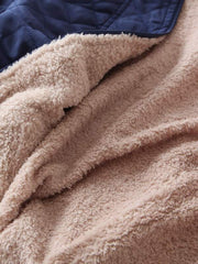 Teddy Lined Zip Up Padded Coat